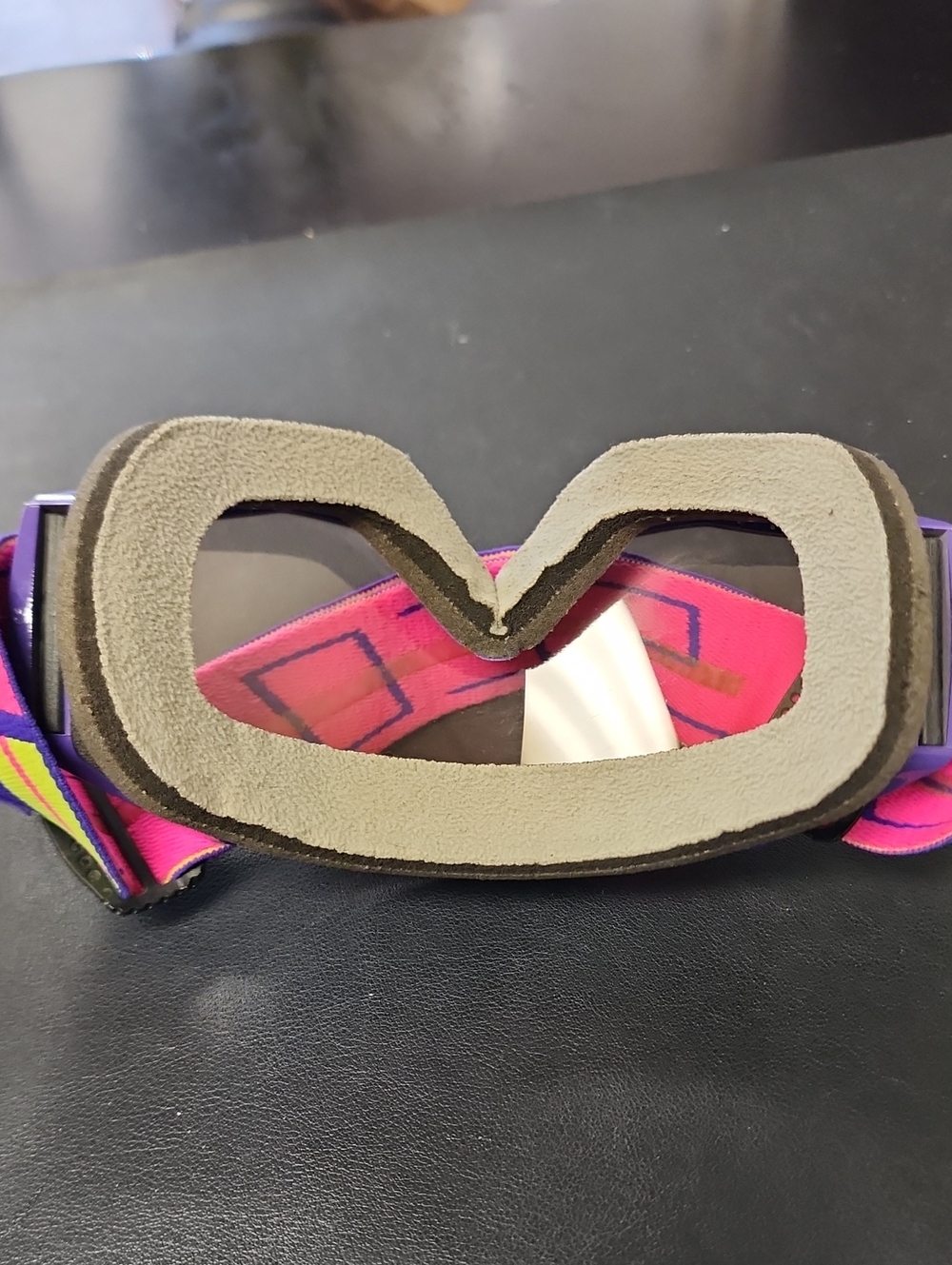 🥳Scott Hustle X MX goggles vibrant purple frame and a pink, Youth Size - Picture 6 of 14